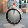 Válvula de borboleta de flange dupla com corpo SS completo e disco | Solução industrial à prova de corrosão