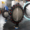 Válvula de borboleta de assento EPDM com disco CF8M | Solução de nível industrial do tipo LUG