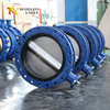 Válvula de borboleta em forma de U com disco CF8M e assento EPDM substituível | Solução de controle de fluxo de alta eficiência