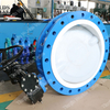 Grande Tamanho PFA Liner Disc Butterfly Valve Split Body