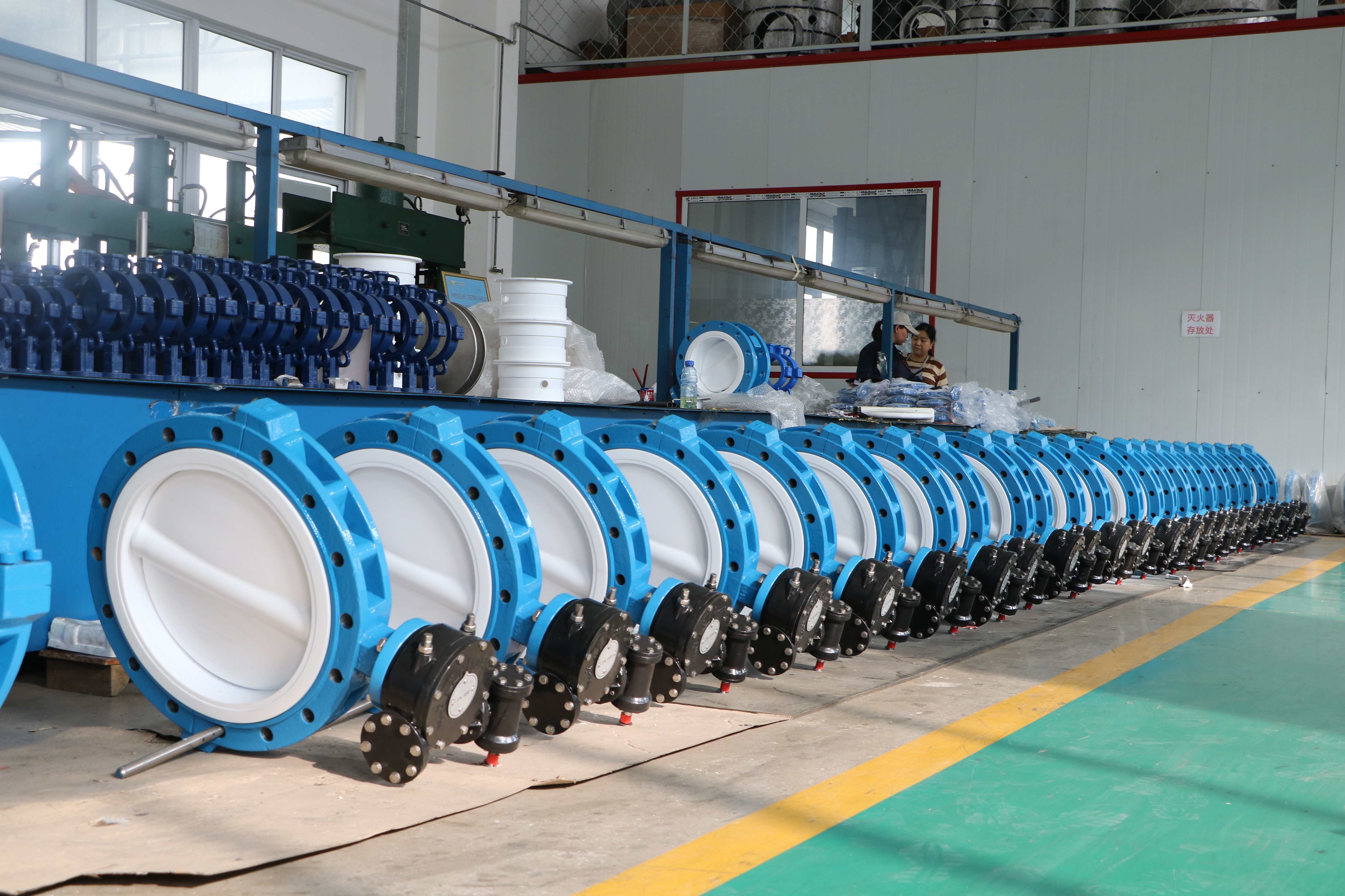 2 V&aacute;lvula de borboleta de forro de PTFE