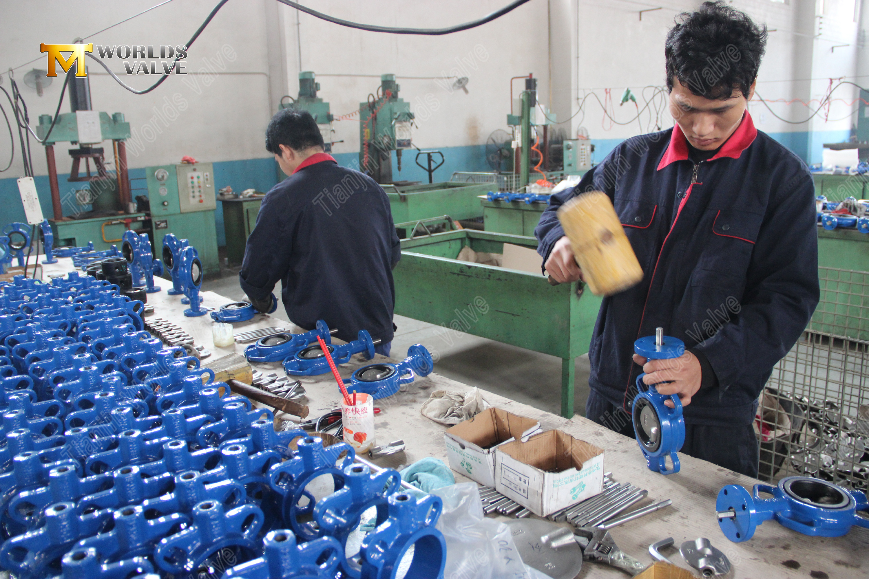 V&aacute;lvula borboleta wafer de duas hastes com assento de apoio EPDM operado por alavanca e design dur&aacute;vel (9).jpg