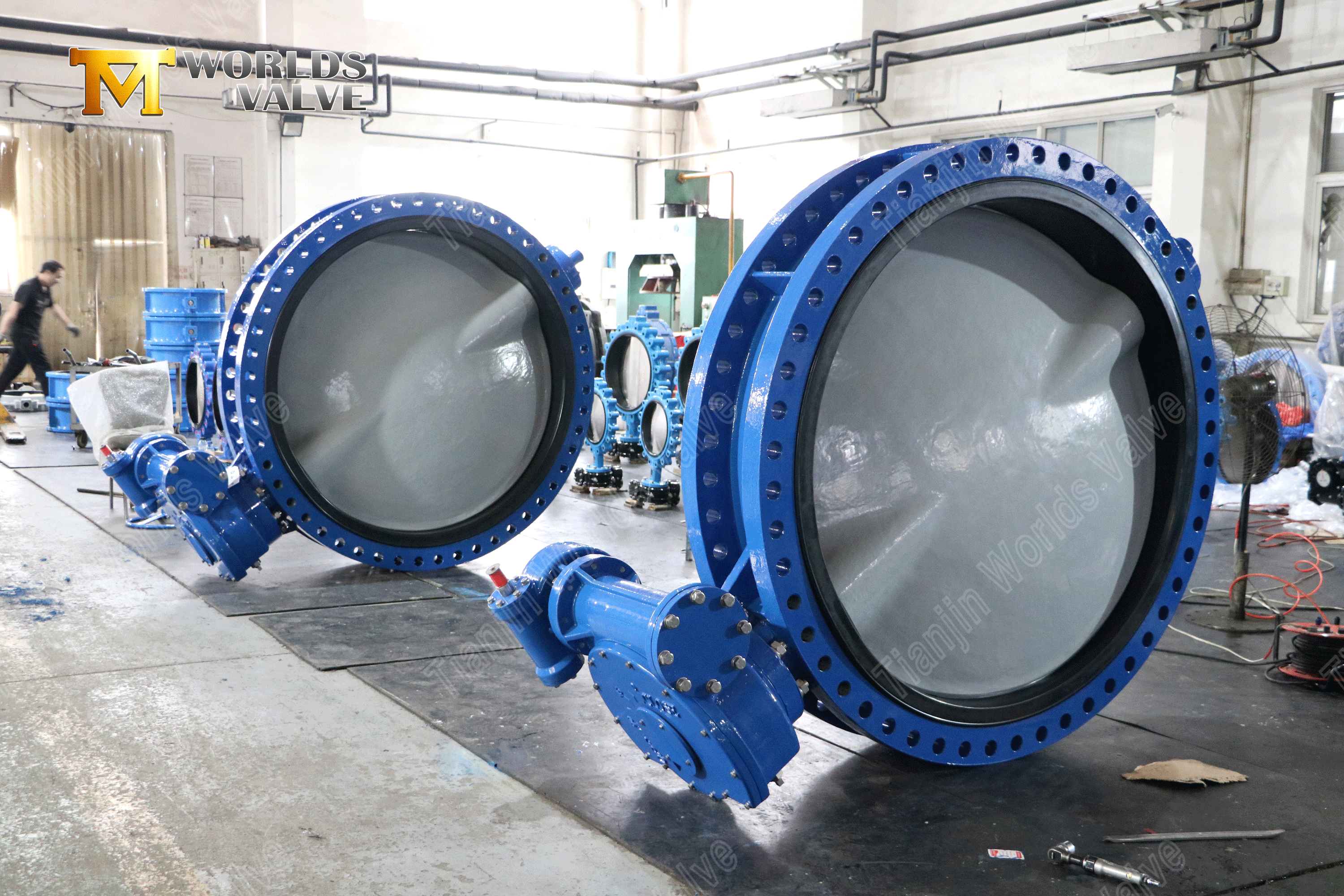 V&aacute;lvula borboleta tipo U para tratamento de &aacute;gua Disco revestido de nylon 11 op&ccedil;&atilde;o aprovada pelo WRAS (5)