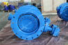 Válvula borboleta excêntrica dupla flange PN10 PN16 PN25