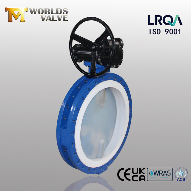 Válvulas de borboleta de disco revestido com assento PTFE PTFE | Defesa de corrosão ultra-pura