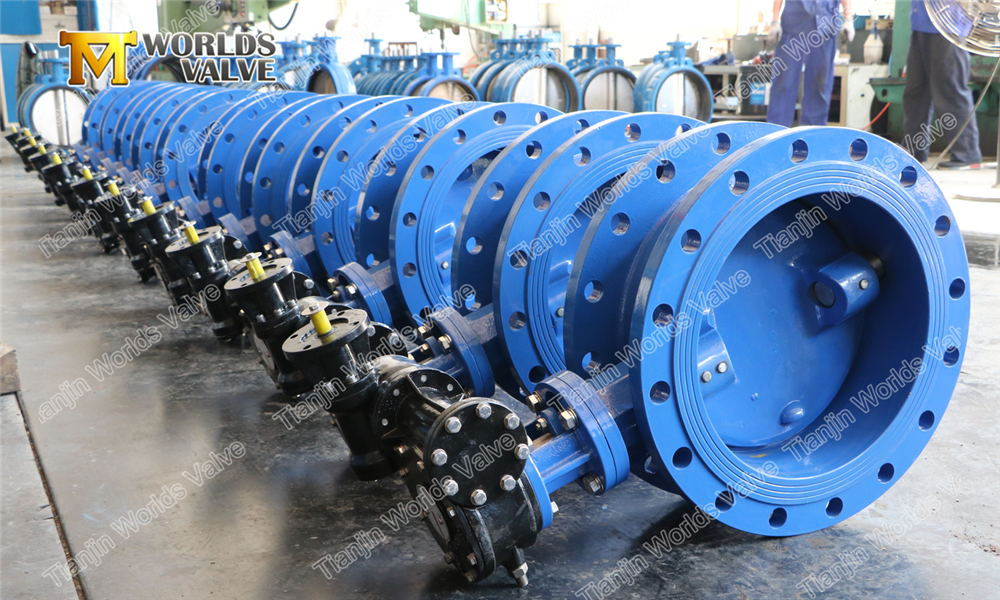 3 A536 A395 GJS400 GJS500 GGG40 GGG50 V&aacute;lvula de borboleta exc&ecirc;ntrica