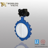 PTFE Revestido Lugged Lug Full Borboleta Válvula Borboleta Dois Peças Corpo, API609, PN10 PN16 Classe 150, JIS 10K, CE ISO9001, corpo de ferro dúctil, disco e assento, alto desempenho