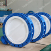 Grande Tamanho PFA Liner Disc Butterfly Valve Split Body