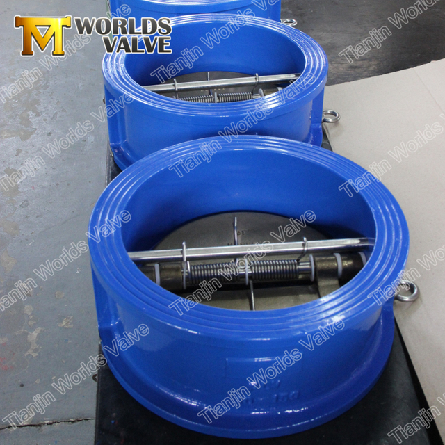 Válvula de retenção assentada de placa dupla de bolacha