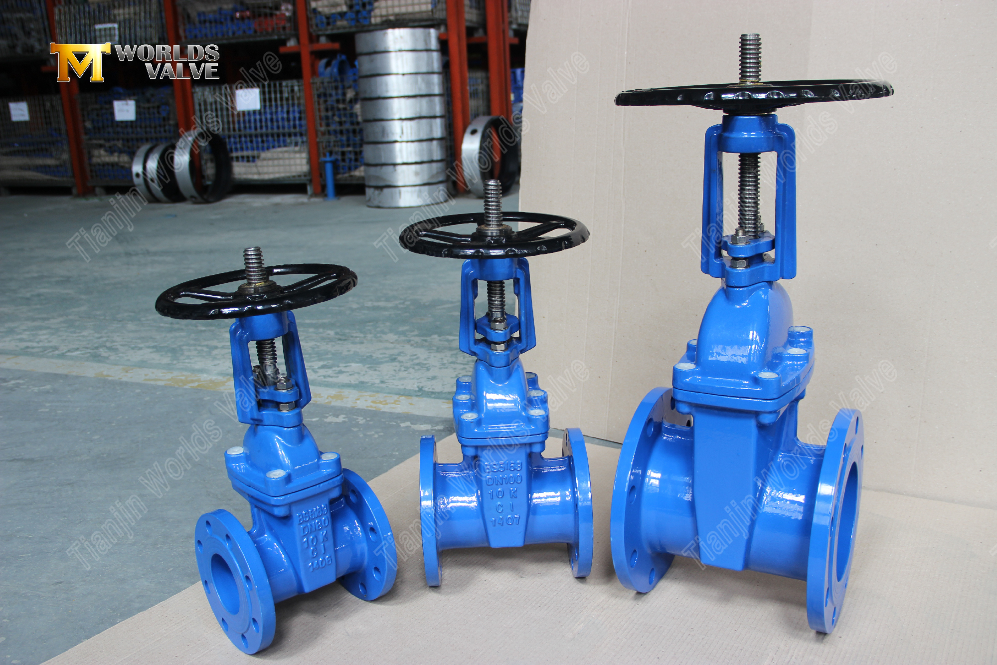 BS5163 V&aacute;lvula de port&atilde;o com base resiliente flangeada com o aumento da solu&ccedil;&atilde;o de controle de &aacute;gua com haste crescente-1 (1)