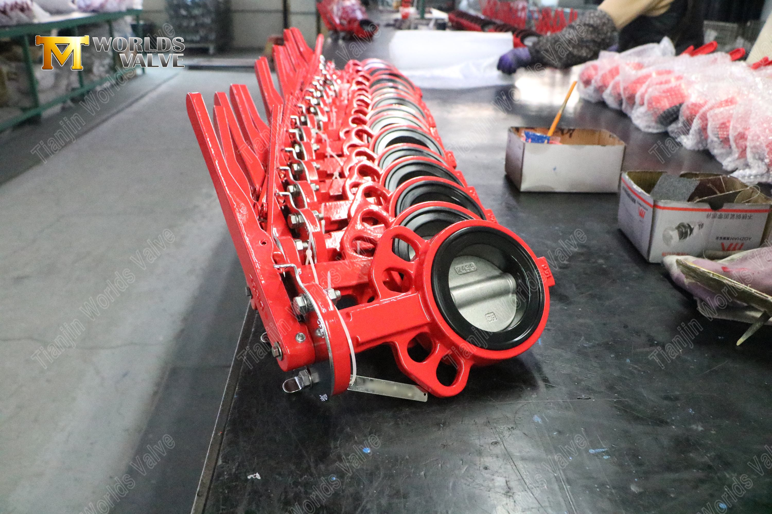 Solu&ccedil;&atilde;o de opera&ccedil;&atilde;o r&aacute;pida manual de v&aacute;lvula borboleta tipo wafer com alavanca manual (6)