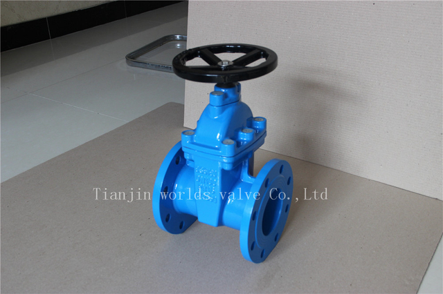 Fornecedor da válvula OEM da China- Awwa C509 Válvula de portão sentada resiliente com roda manual