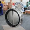 Válvula de borboleta de flange dupla com corpo SS completo e disco | Solução industrial à prova de corrosão