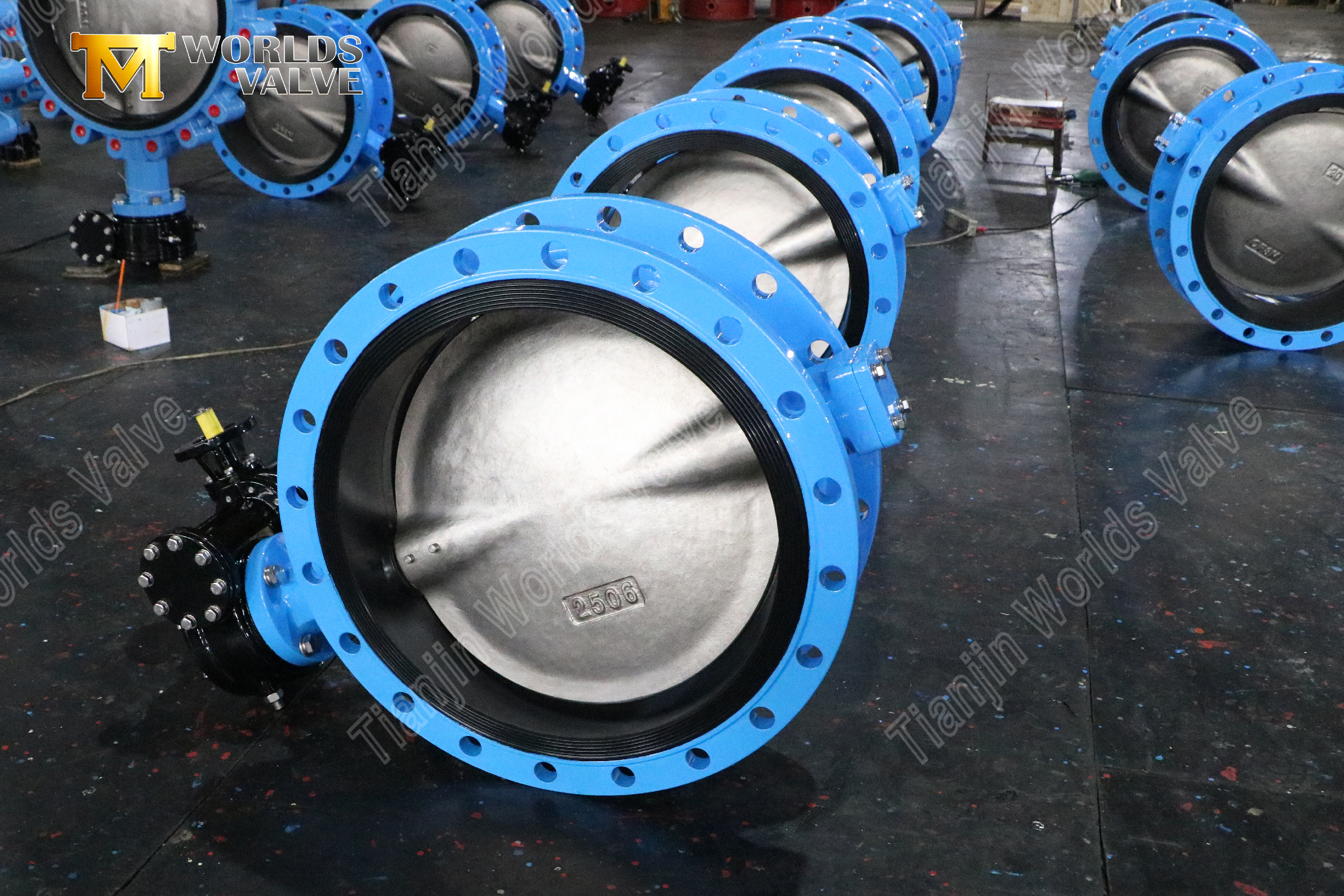 V&aacute;lvula Borboleta de Flange Dupla com Disco CF8M-1