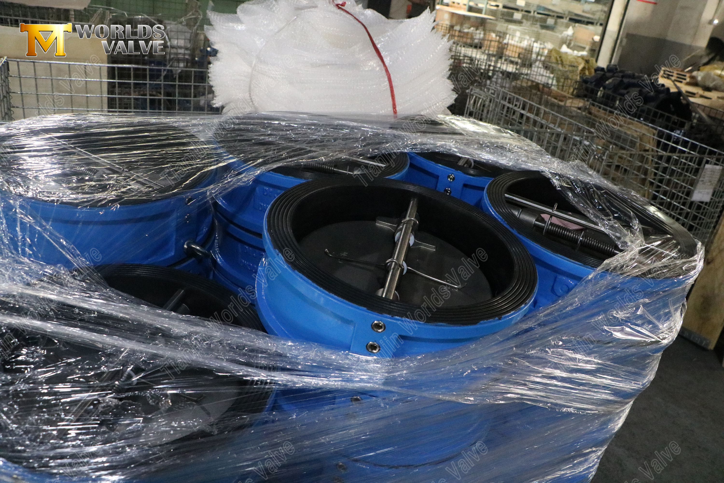 V&aacute;lvula de reten&ccedil;&atilde;o wafer de placa dupla de disco de alum&iacute;nio e bronze (7)