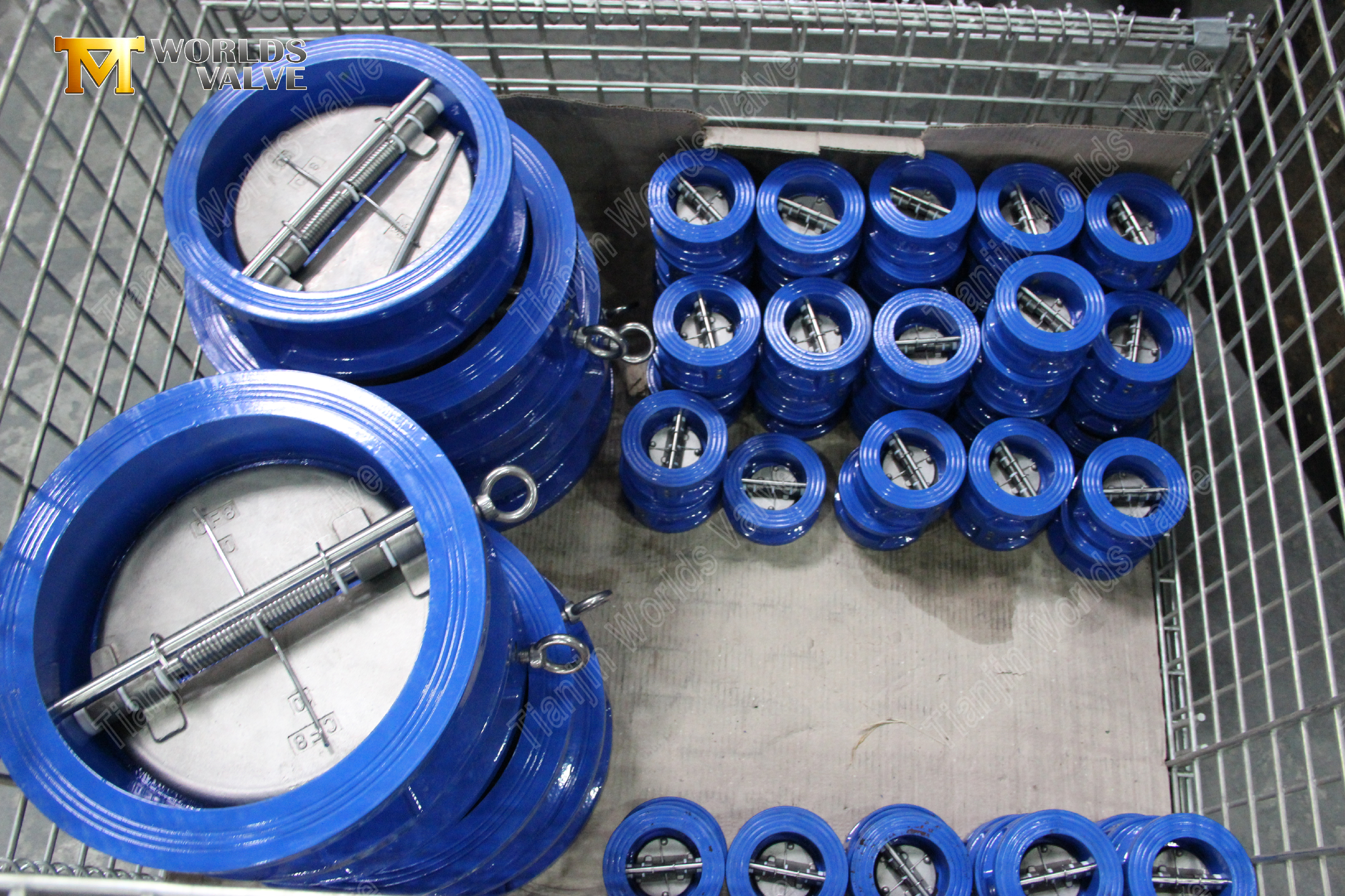 24-DN600-GGG40-Body-CF8M-Disc-Dual-Plate-Wafer-Check-Valve-PN10--Fornecedor de v&aacute;lvula confi&aacute;vel-5