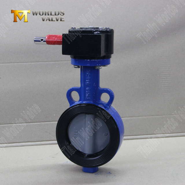 Válvula de borboleta com bolas com disco revestido de nylon e corpo WCB | Resistência à corrosão econômica