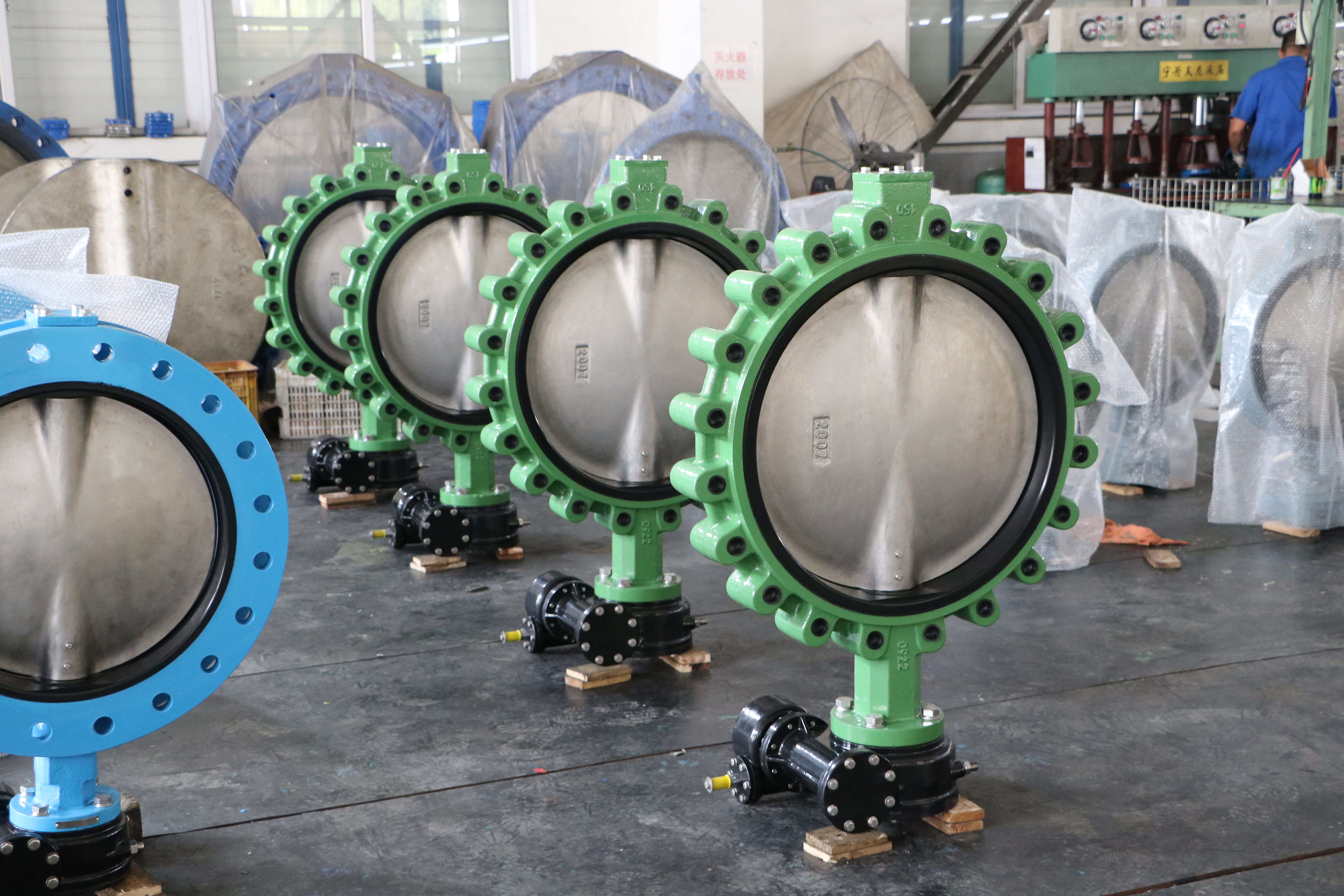 3 v&aacute;lvula de borboleta de ferro d&uacute;ctil,