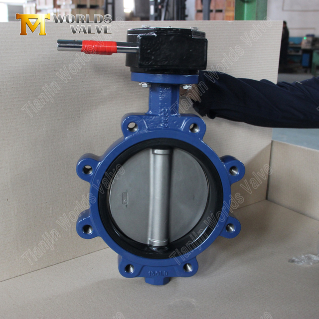 Corpo em ferro dúctil da válvula borboleta PN16 LUG e disco CF8M | Fornecedor de válvula OEM da China