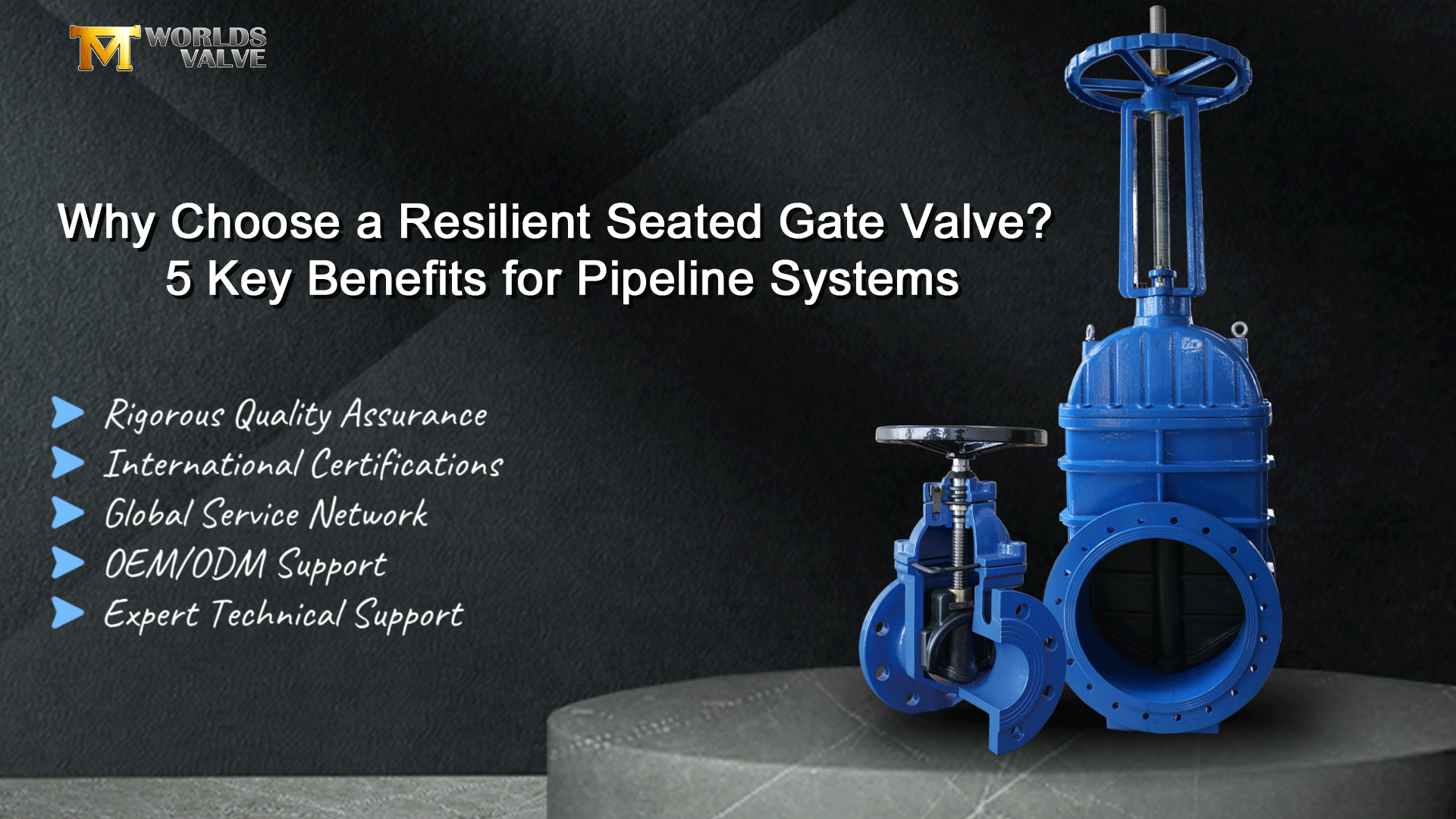 Por que escolher uma válvula gaveta com sede resiliente? 5 principais benefícios para sistemas de dutos