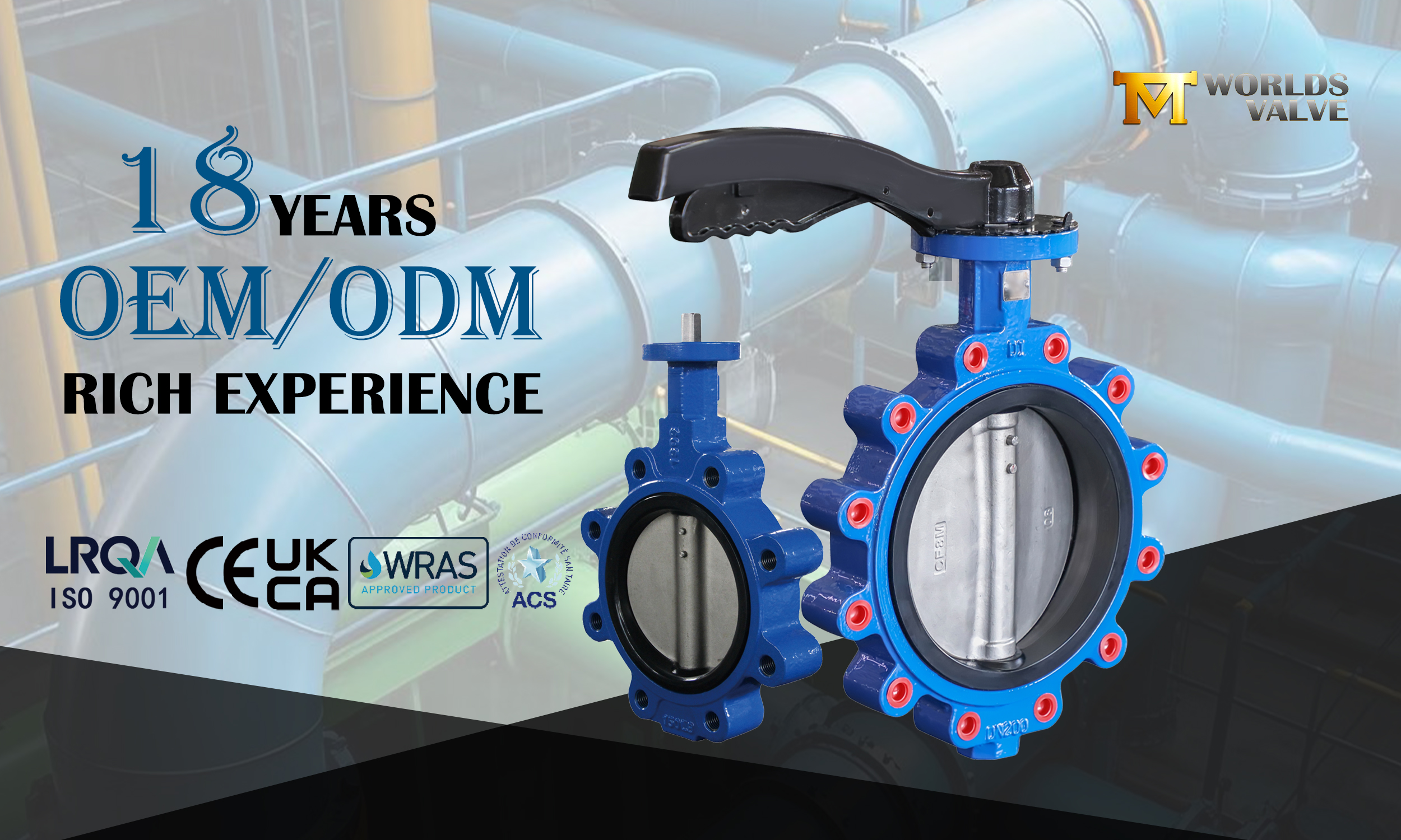 Válvula de borboleta com DI DI e disco de aço inoxidável pela China Butterfly Valve Supplier