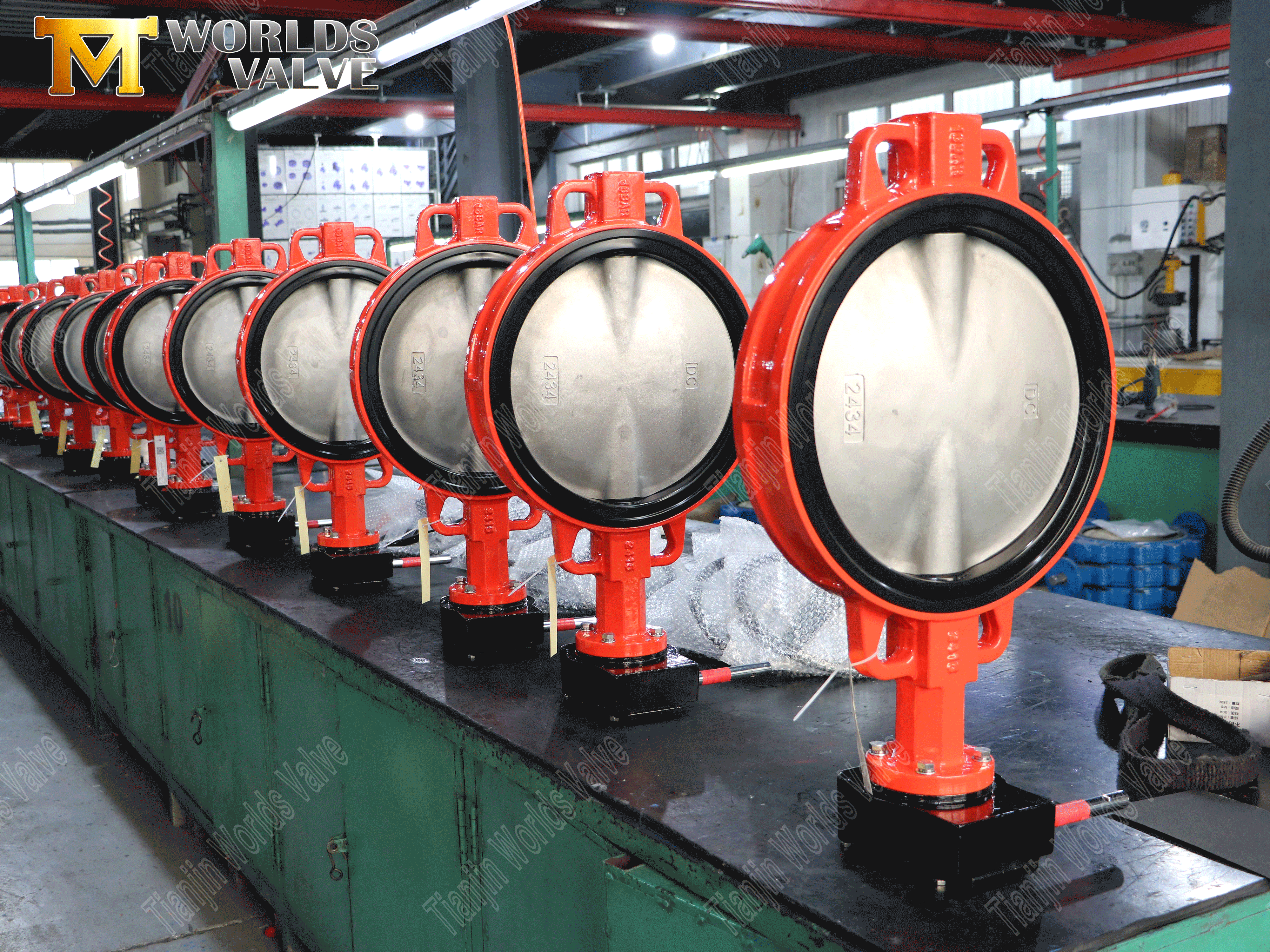 V&aacute;lvula de borboleta com bolacha com assento resiliente-3