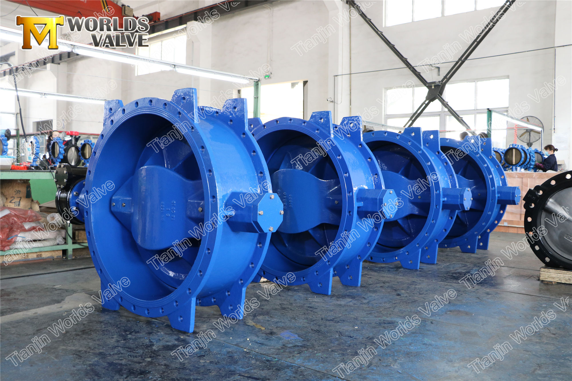 2 v&aacute;lvula de borboleta de flange duplo exc&ecirc;ntrico com assento SS316 SS304