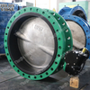 AWWAC504 C516 Dupla Flanged Termina Butterfly Valve