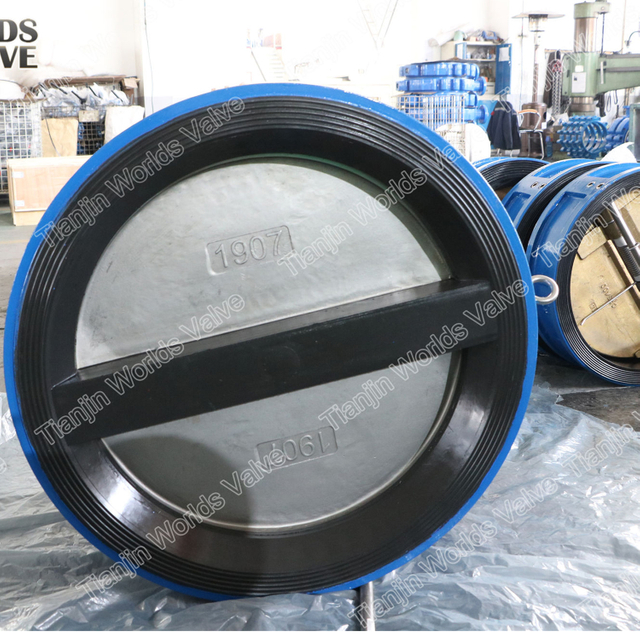 Tipo de bolacha de borracha completa Válvula de retenção da válvula de retenção