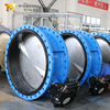 Válvula de borboleta de flange dupla com corpo SS completo e disco | Solução industrial à prova de corrosão