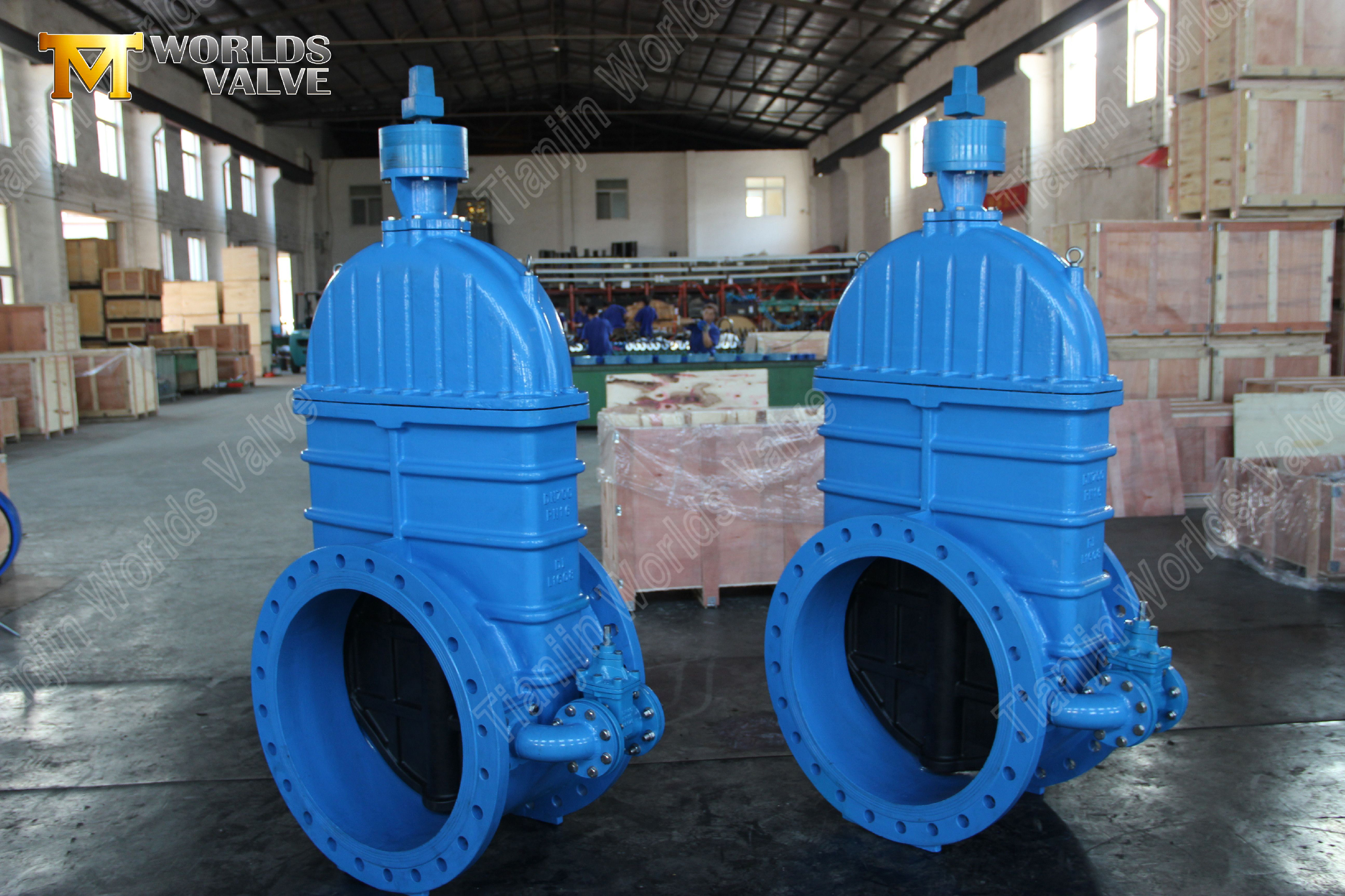 V&aacute;lvula de gaveta de ferro d&uacute;ctil com sede resiliente BS5163, solu&ccedil;&atilde;o confi&aacute;vel de controle de &aacute;gua-1 (2)