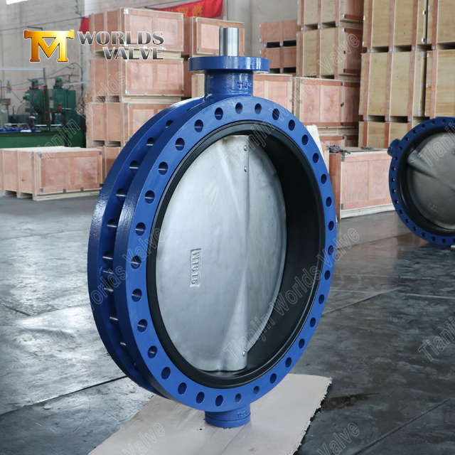 Válvula de borboleta em forma de U com disco CF8M e assento EPDM substituível | Solução de controle de fluxo de alta eficiência