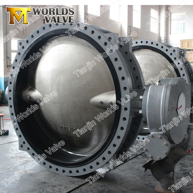 DN1500 60 "60" Awwa C504 Válvulas Borboleta Flangeada Dupla