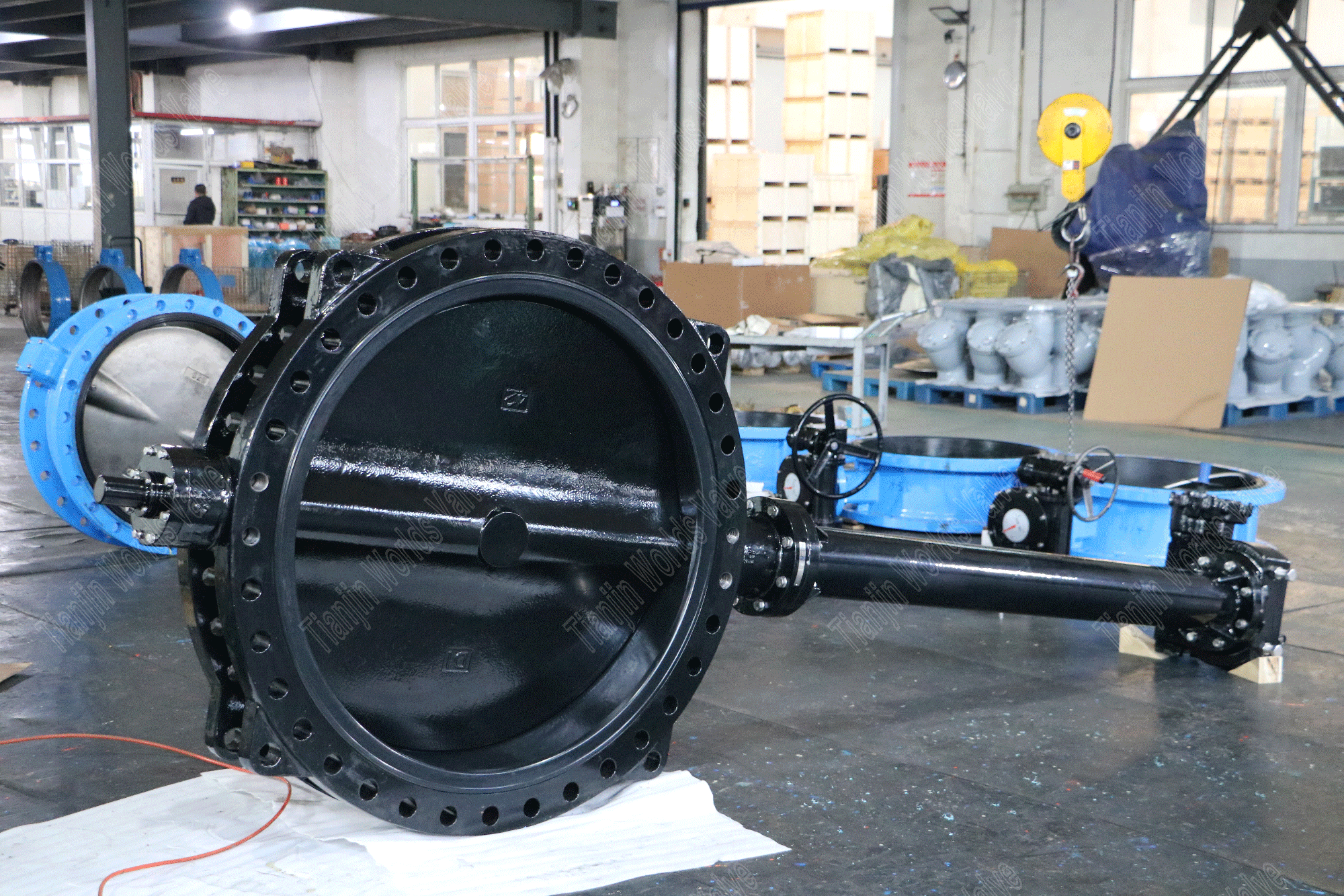 DI DIS com v&aacute;lvula de borboleta revestida de nylon com eixo de extens&atilde;o (3)