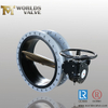 AWWA C504 C207 Double Flange Borboleta de Ferro Ductil Borboleta Assento Substituível