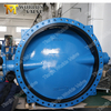 AWWAC515 FBE Epoxy Coated Disc Válvula de borboleta de flange duplo