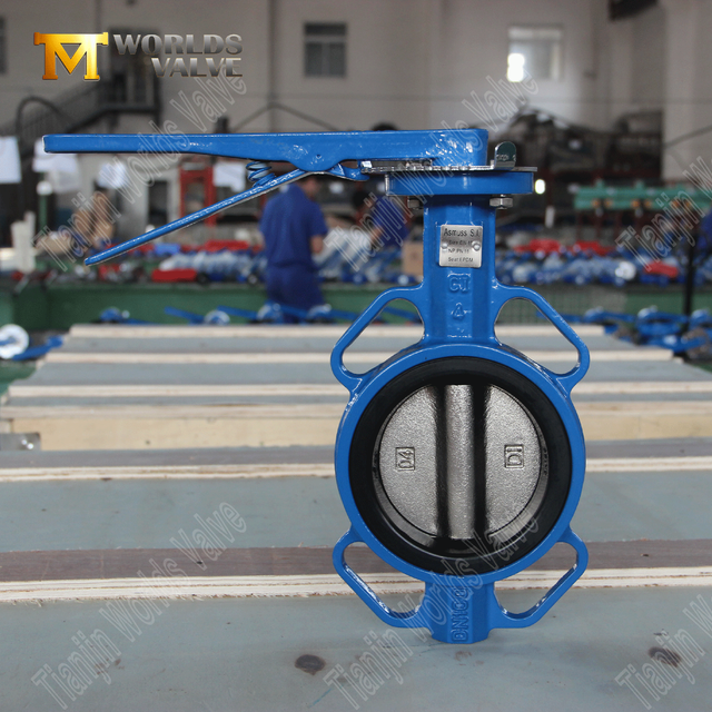 Fabricante de válvula de porcela - válvula de borboleta do tipo de bolinha de ferro fundido