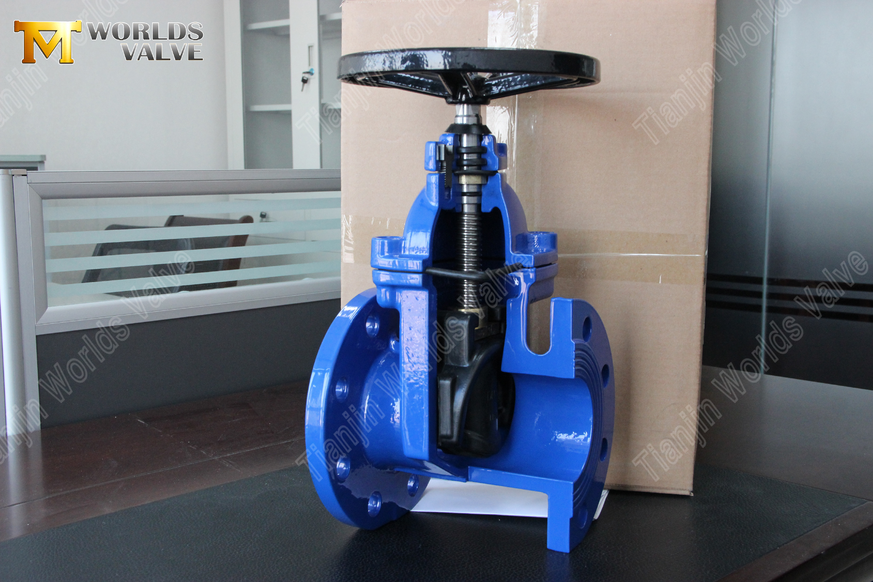 V&aacute;lvula de gaveta de ferro d&uacute;ctil com sede resiliente BS5163, solu&ccedil;&atilde;o confi&aacute;vel de controle de &aacute;gua-1 (1)