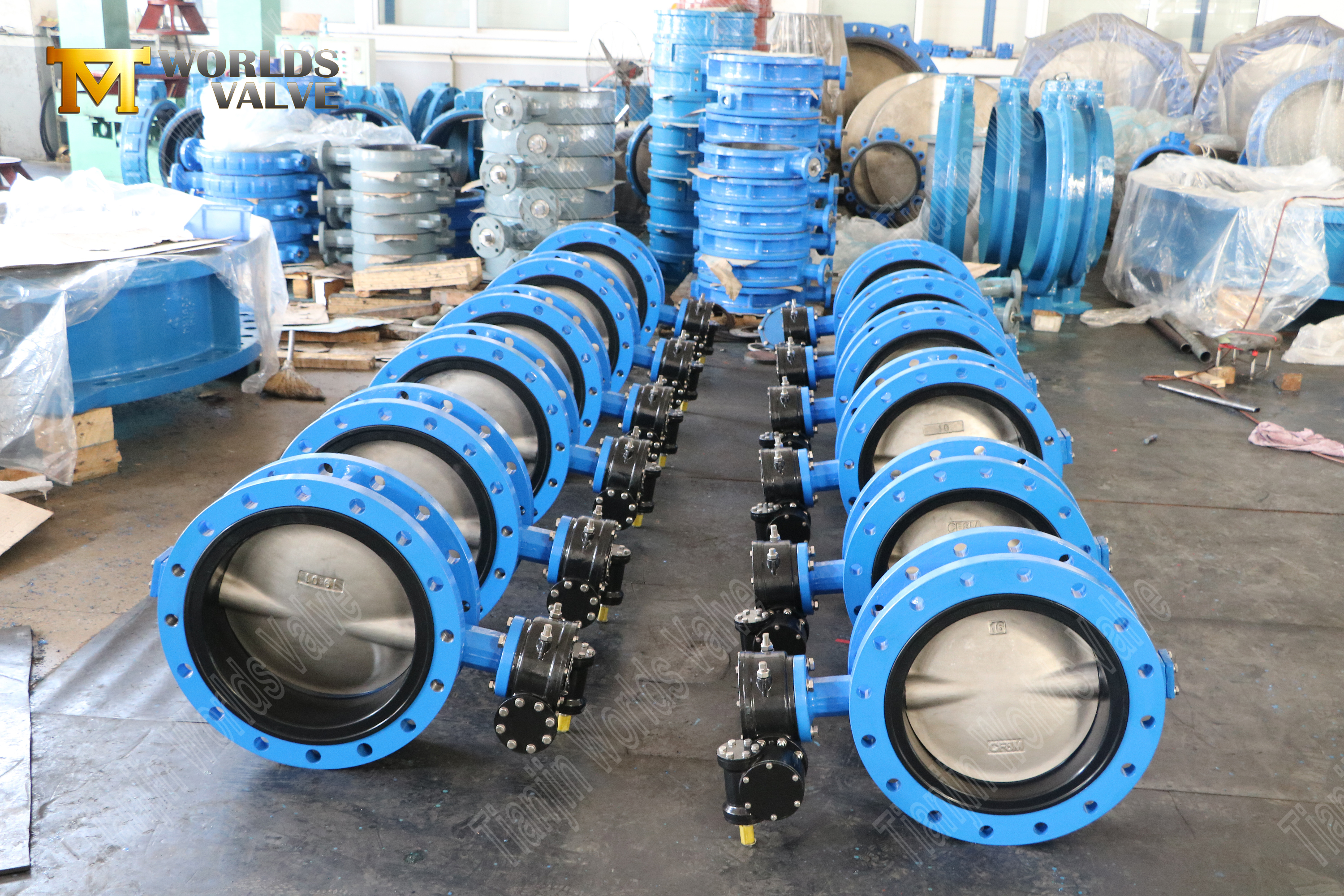 V&aacute;lvula de borboleta com Awwa C504 Padr&atilde;o - V&aacute;lvula de borboleta conc&ecirc;ntrica Fabricante -3