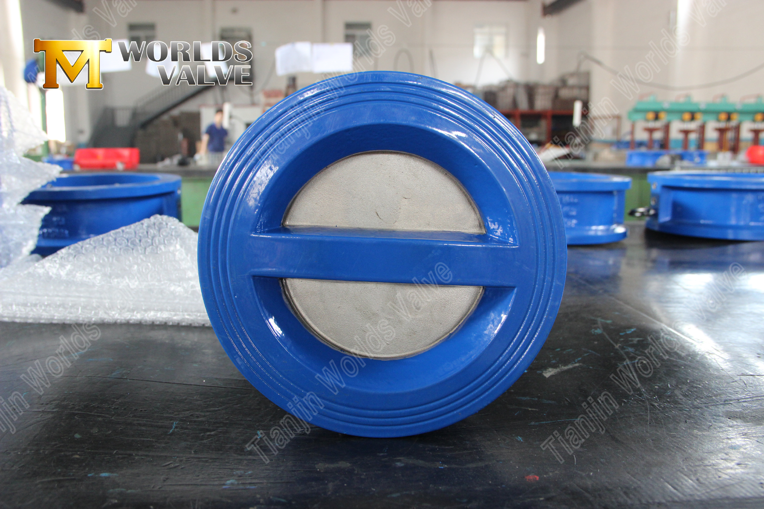 A&ccedil;o inoxid&aacute;vel Tipo de wafer de disco duplo Tipo de v&aacute;lvula sem retorno Preven&ccedil;&atilde;o de backflow Zero Lakage-1 (4)