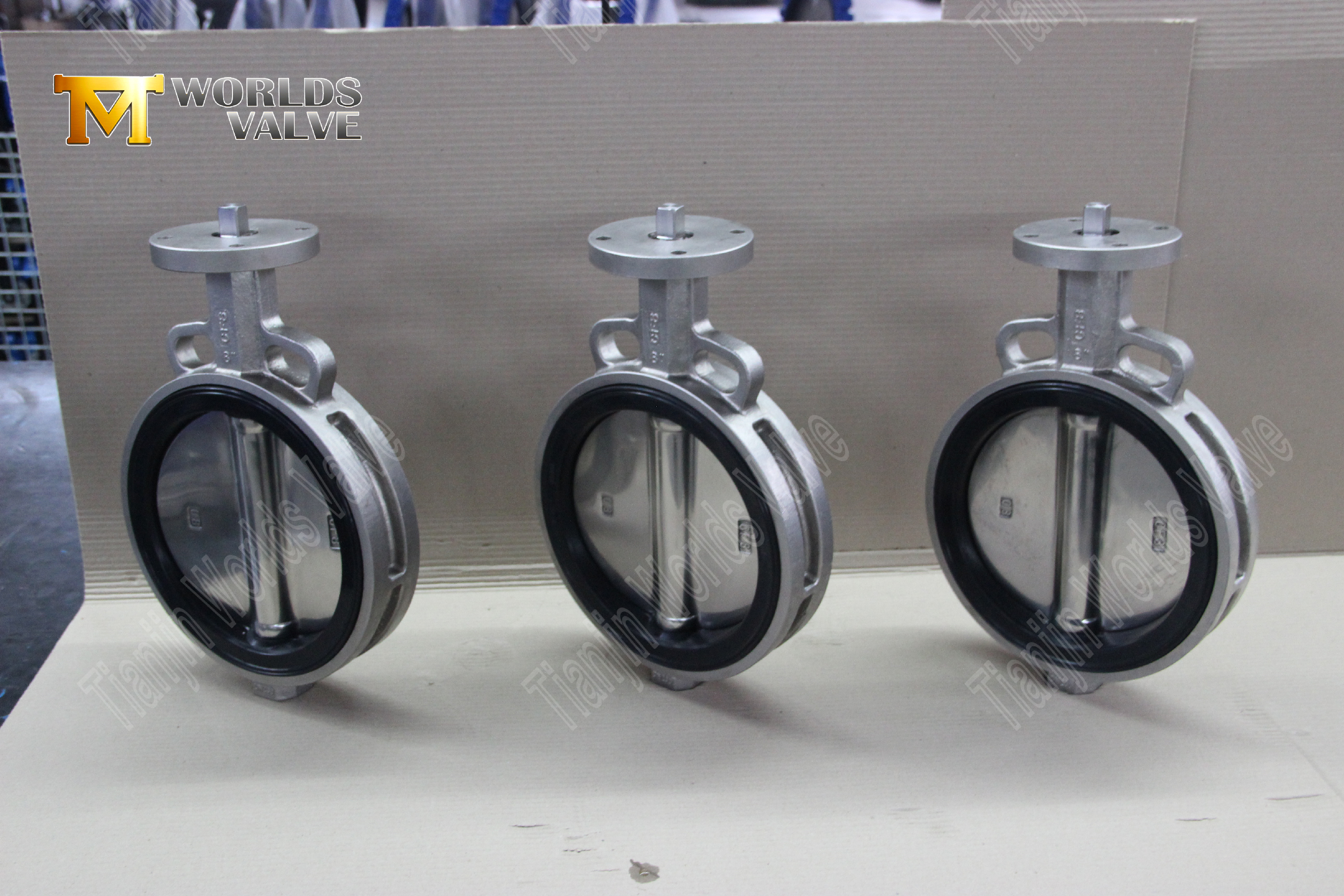 V&aacute;lvula de borboleta do tipo wafer com corpo de a&ccedil;o inoxid&aacute;vel e disco-2 (1)