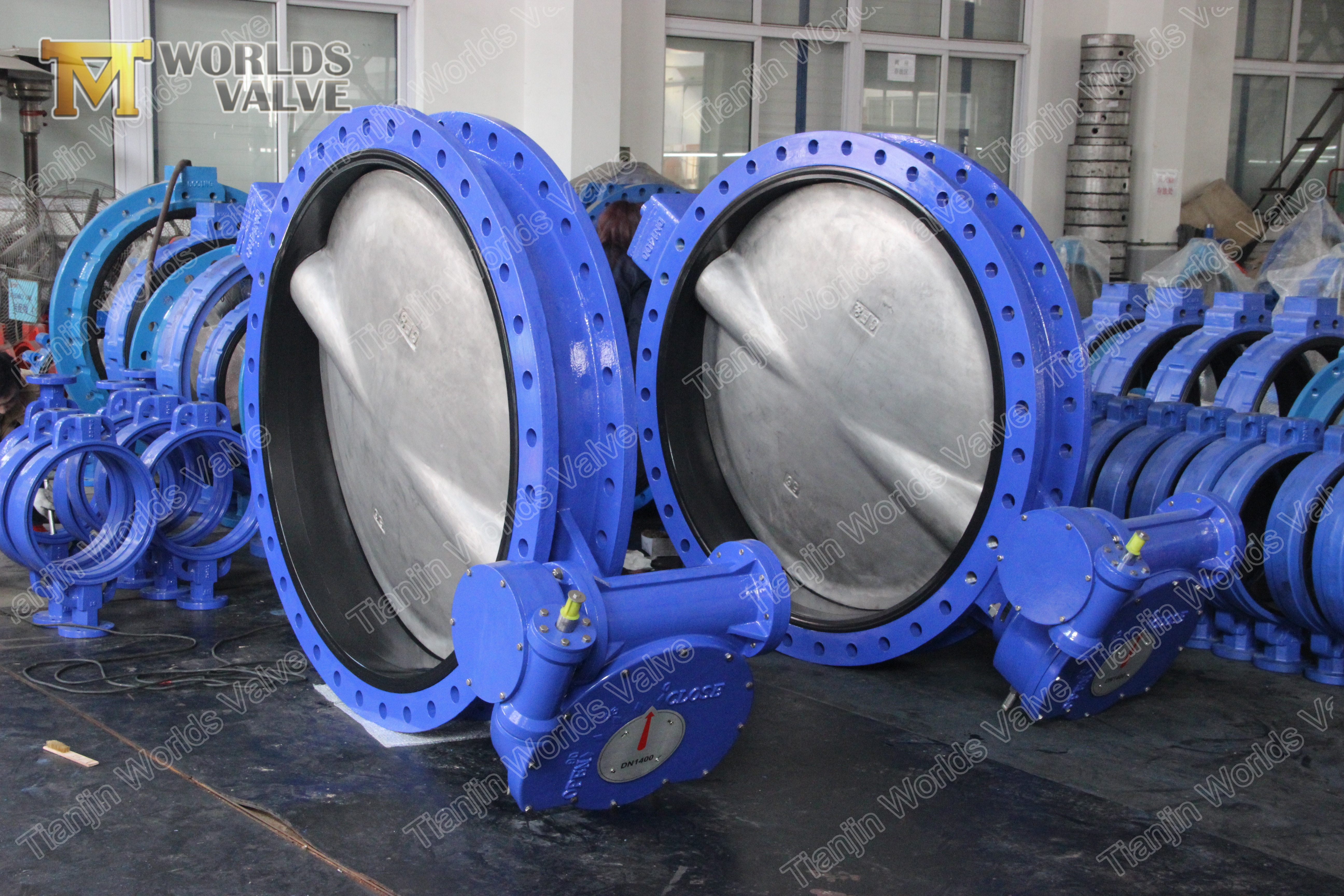 3 Borracha EPDM NBR Buna-N Forro Concentric Butterfly Valve