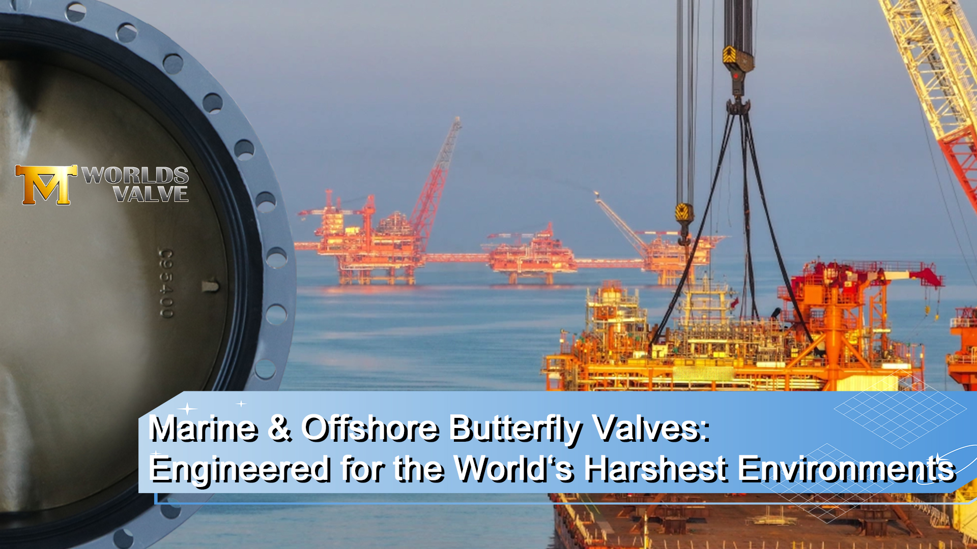 Válvulas borboleta marítimas e offshore: projetadas para os ambientes mais adversos do mundo