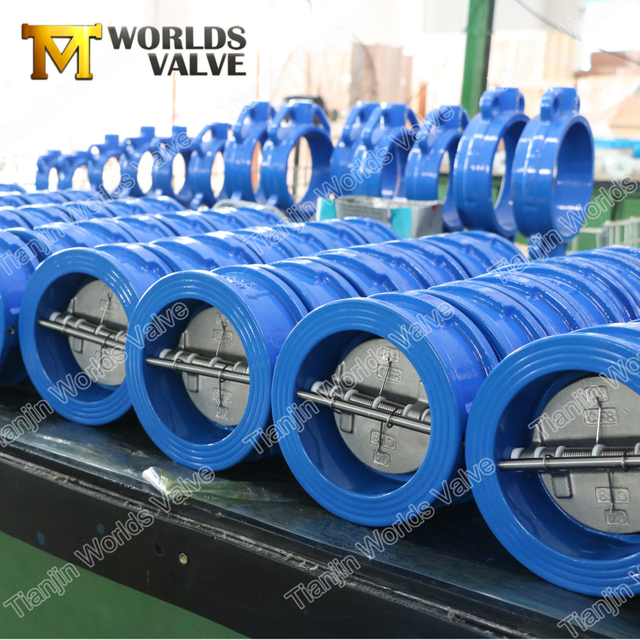 ISO5752 API594 150LB wafer lugged válvula de retenção de giro de porta dupla