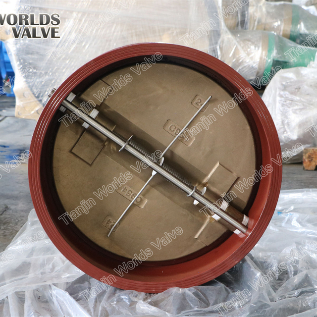 Válvula de retenção de placa dupla antirretorno PN10 PN16 CLASS150