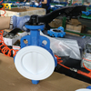 Válvula borboleta wafer de PTFE - disco encapsulado em PTFE, classe 150, fabricante OEM