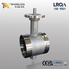 Válvula borboleta de extremidade ranhurada SS - Corpo CF8M, PN16, fabricante OEM