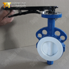 Válvula borboleta wafer de PTFE - disco encapsulado em PTFE, classe 150, fabricante OEM