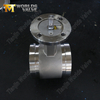 Válvula borboleta de extremidade ranhurada SS - Corpo CF8M, PN16, fabricante OEM